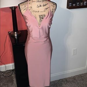 Backless dress